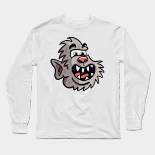 Bigfoot’s Head Long Sleeve T-Shirt